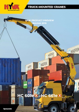 Grúas de carga hidráulicas Hyva Crane HC 601e E6 