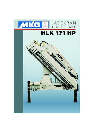 Grúas de carga hidráulicas MKG HLK 171 HP a4