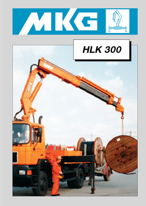 Grúas de carga hidráulicas MKG HLK 300 a3