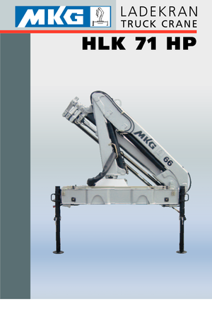 Grúas de carga hidráulicas MKG HLK 71 HP a2 