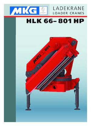 Grúas de carga hidráulicas MKG HMK 851 Ta3-a2