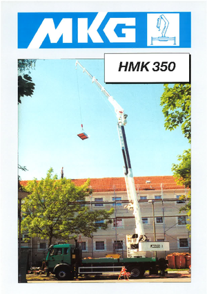 Grúas de carga hidráulicas MKG HMK 350 Ta2-a2