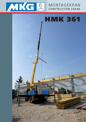 Grúas de carga hidráulicas MKG HMK 361 a3 L