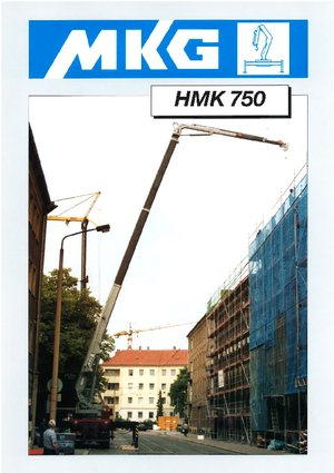 Grúas de carga hidráulicas MKG HMK 750 Ta3-a2