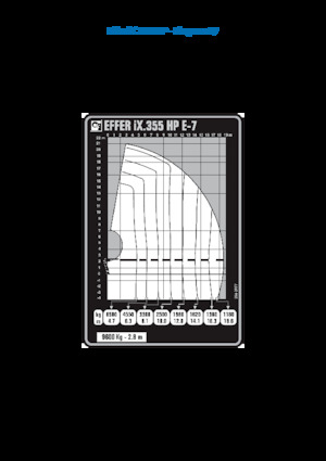 Grúas de carga hidráulicas Effer IX.355 HP E7