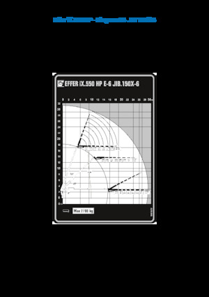 Grúas de carga hidráulicas Effer IX.550 HP E6