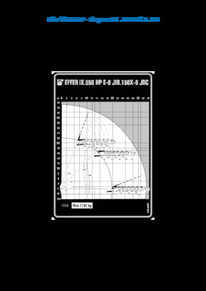 Grúas de carga hidráulicas Effer IX.550 HP E8