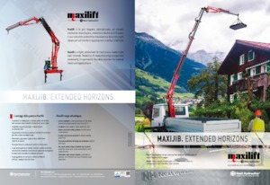Grúas de carga hidráulicas Maxilift ML 380.4H