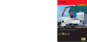 Grúas de carga hidráulicas Palfinger PK 10000 C