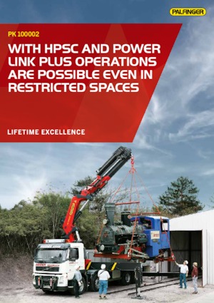 Grúas de carga hidráulicas Palfinger PK 100002 HPLS G