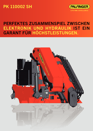 Grúas de carga hidráulicas Palfinger PK 110002 SH H