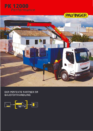 Grúas de carga hidráulicas Palfinger PK 12000 B