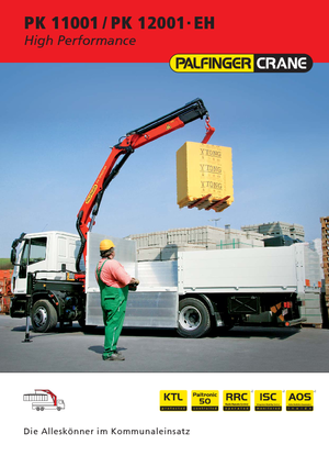 Grúas de carga hidráulicas Palfinger PK 12001 EH C
