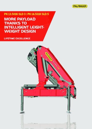Grúas de carga hidráulicas Palfinger PK 14.501K SLD 5