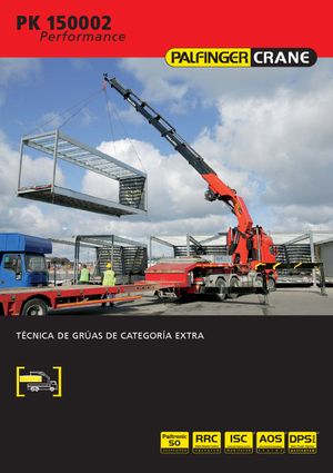 Grúas de carga hidráulicas Palfinger PK 150002 HPLS E