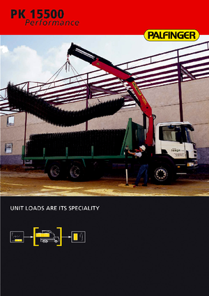 Grúas de carga hidráulicas Palfinger PK 15500 C