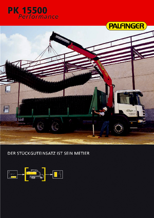 Grúas de carga hidráulicas Palfinger PK 15500 C