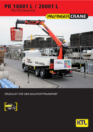 Grúas de carga hidráulicas Palfinger PK 18001 LAH 4