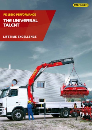 Grúas de carga hidráulicas Palfinger PK 18500 C