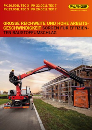 Grúas de carga hidráulicas Palfinger PK 23.001L TEC 3 C