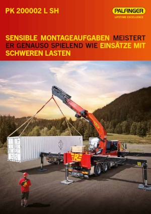 Grúas de carga hidráulicas Palfinger PK 200002 L-SH G