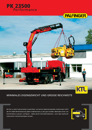 Grúas de carga hidráulicas Palfinger PK 23500 A
