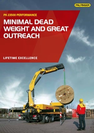 Grúas de carga hidráulicas Palfinger PK 23500 E