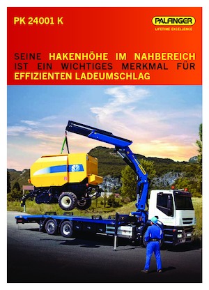 Grúas de carga hidráulicas Palfinger PK 24001-K B