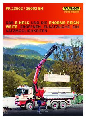 Grúas de carga hidráulicas Palfinger PK 26002 EH F