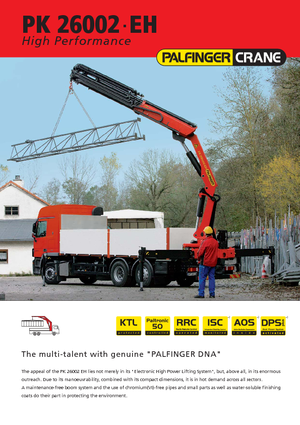 Grúas de carga hidráulicas Palfinger PK 26002 EH F