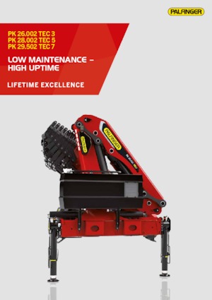 Grúas de carga hidráulicas Palfinger PK 28.002 TEC 5 F