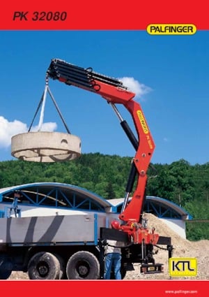 Grúas de carga hidráulicas Palfinger PK 32080 C