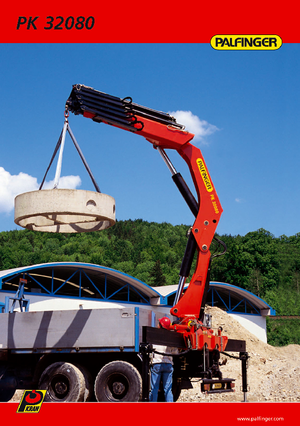 Grúas de carga hidráulicas Palfinger PK 32080 D