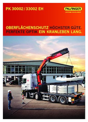 Grúas de carga hidráulicas Palfinger PK 33002 EH E