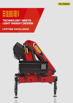 Grúas de carga hidráulicas Palfinger PK 36.502 TEC 7 B