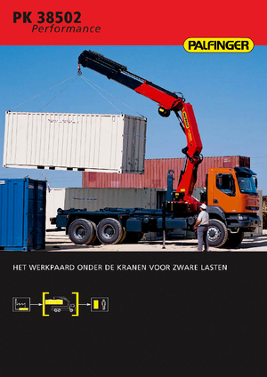 Grúas de carga hidráulicas Palfinger PK 38502 E