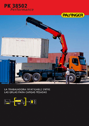 Grúas de carga hidráulicas Palfinger PK 38502 E