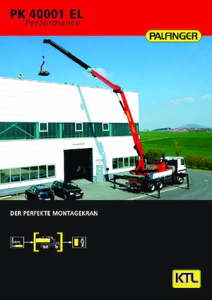 Grúas de carga hidráulicas Palfinger PK 40001 EL