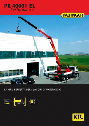 Grúas de carga hidráulicas Palfinger PK 40001 ELA