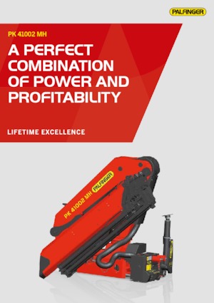 Grúas de carga hidráulicas Palfinger PK 41002 MH C