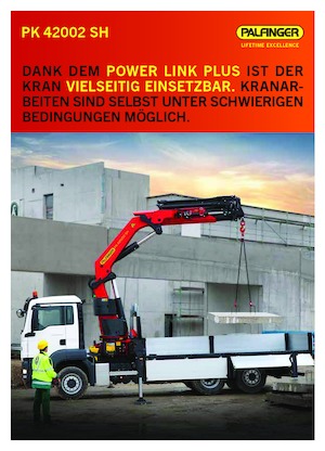Grúas de carga hidráulicas Palfinger PK 42002 SH G