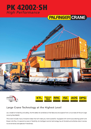 Grúas de carga hidráulicas Palfinger PK 42502 HPLS B