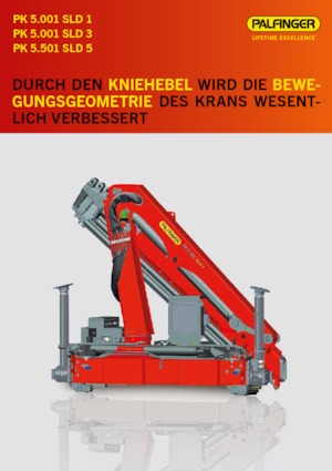 Grúas de carga hidráulicas Palfinger PK 5.001 SLD 3 C