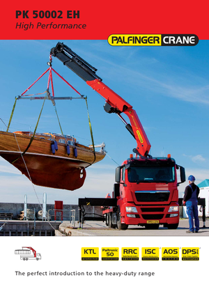 Grúas de carga hidráulicas Palfinger PK 50002 EH G