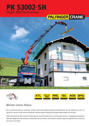 Grúas de carga hidráulicas Palfinger PK 53002 SH F