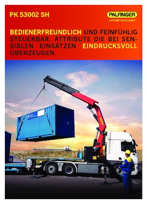 Grúas de carga hidráulicas Palfinger PK 53002 SH F