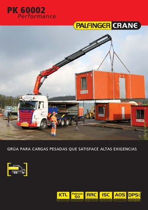 Grúas de carga hidráulicas Palfinger PK 60002 HPLS C