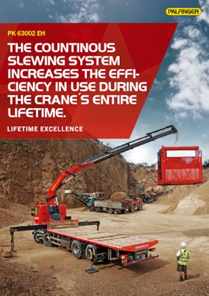 Grúas de carga hidráulicas Palfinger PK 63002 EH B
