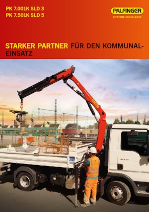 Grúas de carga hidráulicas Palfinger PK 7.001K SLD 3