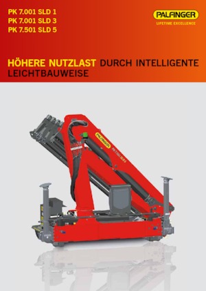 Grúas de carga hidráulicas Palfinger PK 7.501 SLD 5 C